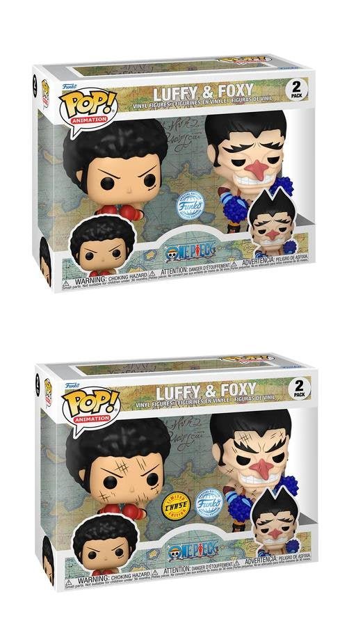 One Piece Luffy & Foxy 2 - Pack (Chase + Common) by Schmutzfink TCG on MYNTED