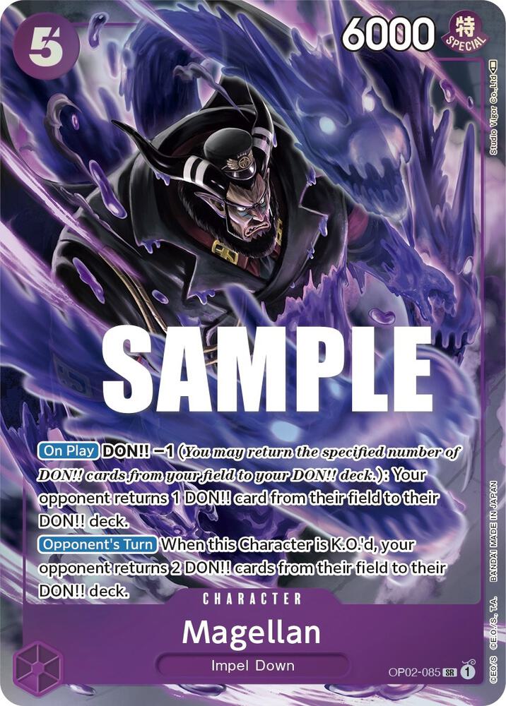 One Piece - Magellan (085) (Alternate Art) - Paramount War (OP02) by TCGDON on MYNTED