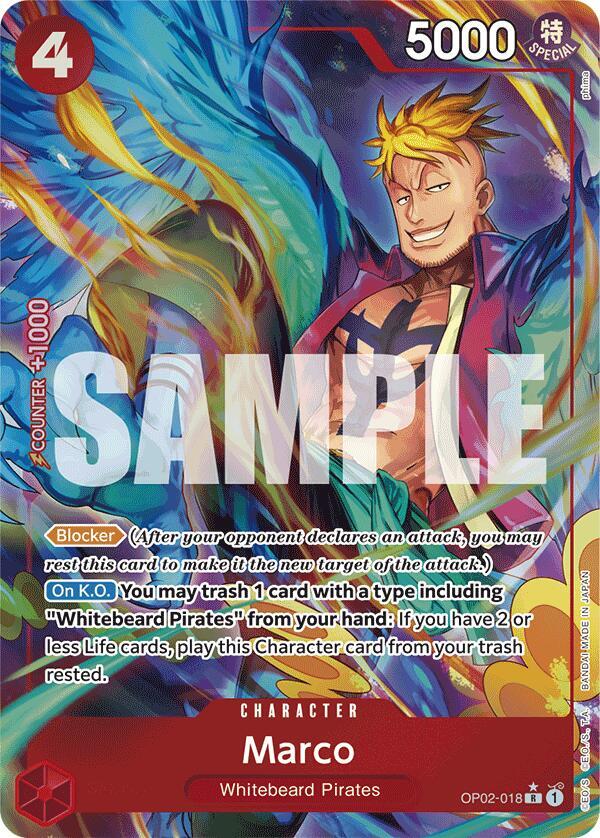 One Piece - Marco (Alternate Art) - Premium Booster - The Best - (PRB - 01) by TCGDON on MYNTED