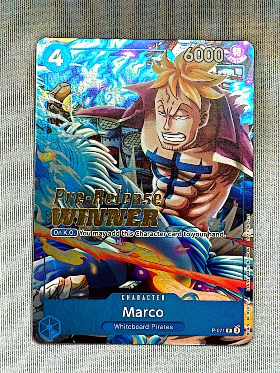 One Piece - Marco - (Two Legends Pre - Release Winner) by TCGDON on MYNTED