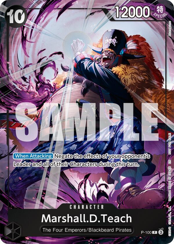 One Piece - Marshall D Teach (Event Pack Vol. 8) - One Piece Promotion Cards (OP - PR) by TCGDON on MYNTED