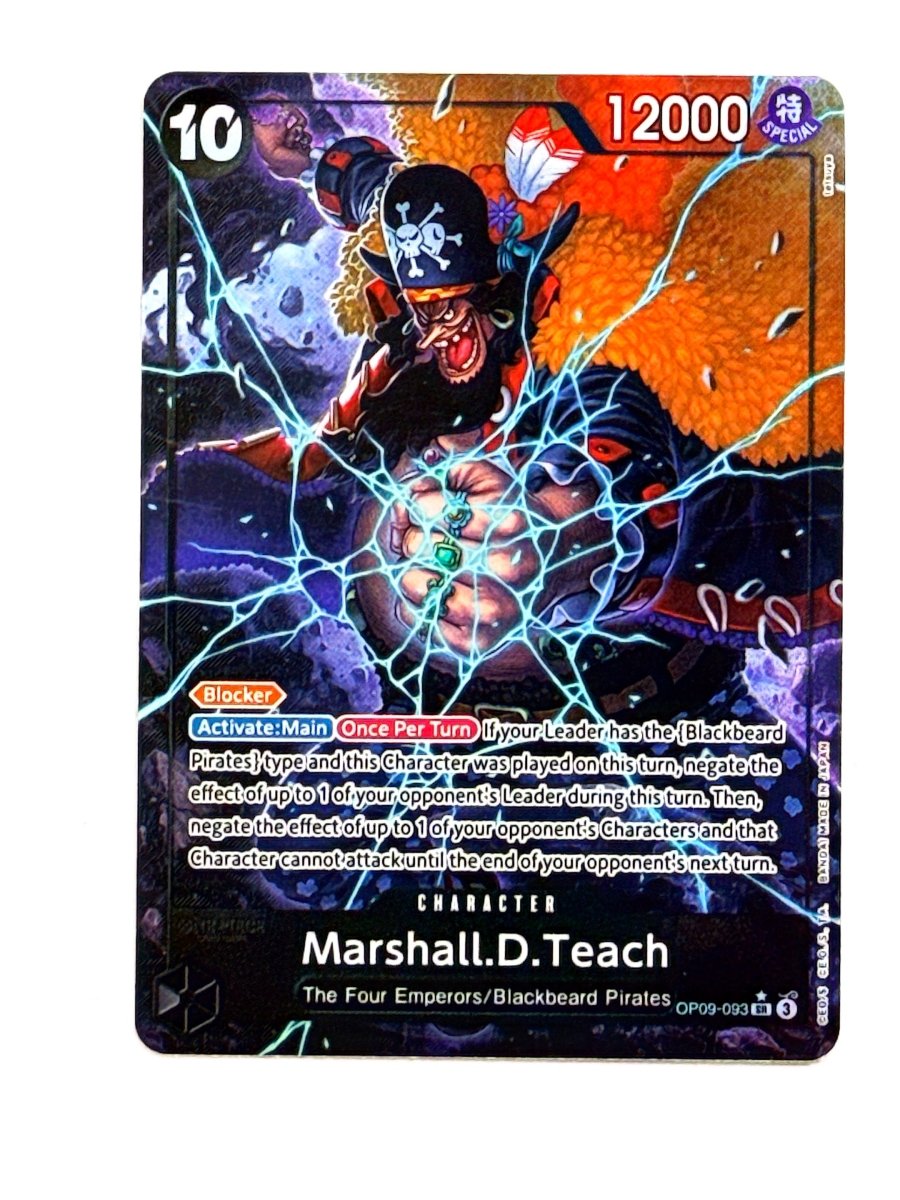 One Piece - Marshall.D.Teach (093) (Alternate Art) - Emperors in the New World (OP09) by TCGDON on MYNTED