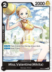 One Piece - Miss.Valentine(Mikita) - Extra Booster: One Piece Heroines Edition (EB - 03) by TCGDON on MYNTED