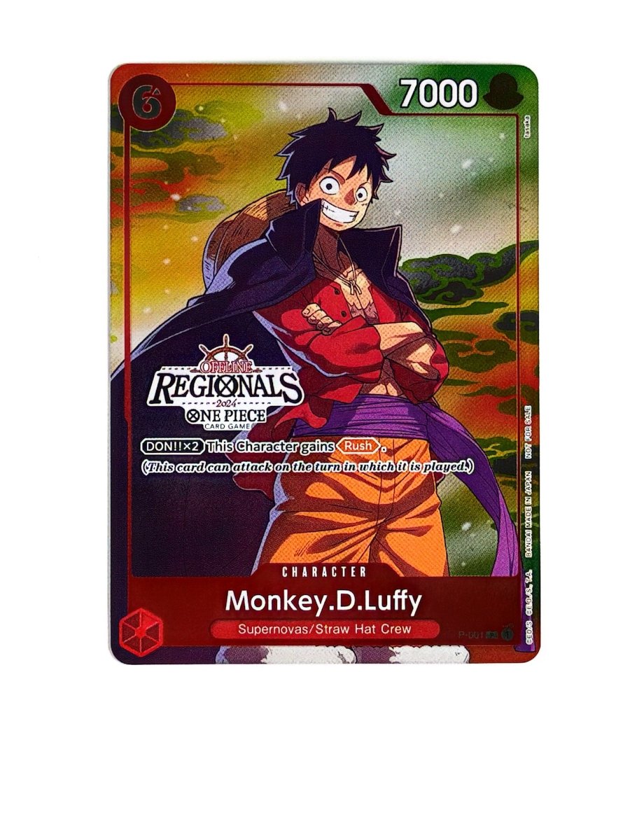 One Piece - Monkey D Luffy (001) (Offline Regional 2024 Vol. 2) [Participant] - One Piece Promotion Cards (OP - PR) by TCGDON on MYNTED