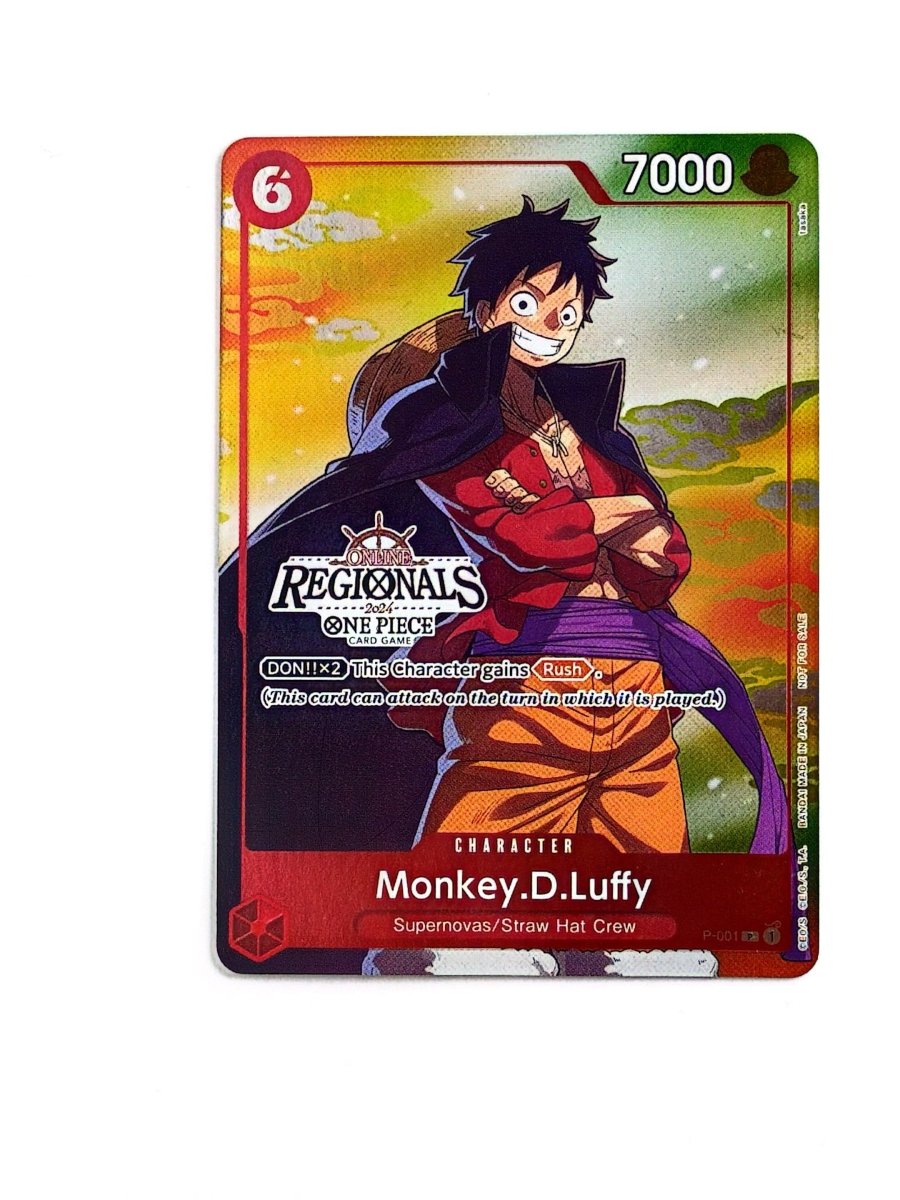 One Piece - Monkey D Luffy (001) (Online Regional 2024 Vol. 2) [Participant] - One Piece Promotion Cards (OP - PR) by TCGDON on MYNTED