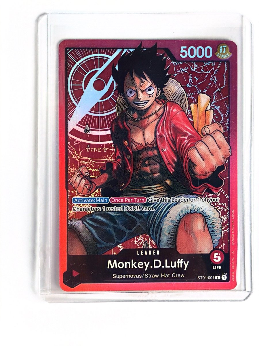 One Piece - Monkey D Luffy (001) - Starter Deck 1: Straw Hat Crew (ST - 01) (Pre - Errata) by TCGDON on MYNTED