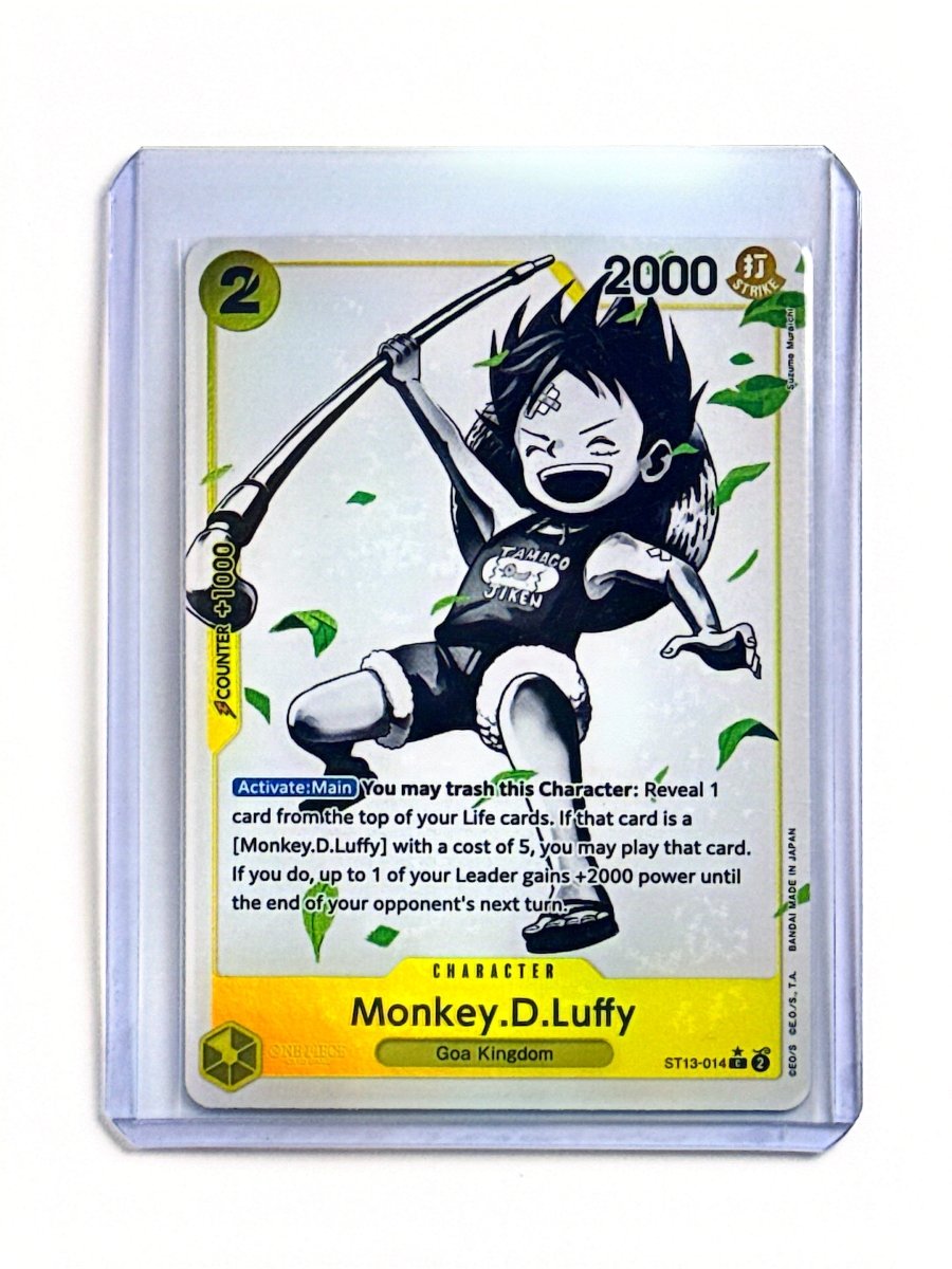 One Piece - Monkey D Luffy (014) (Parallel) - Ultra Deck: The Three Brothers (ST - 13) by TCGDON on MYNTED
