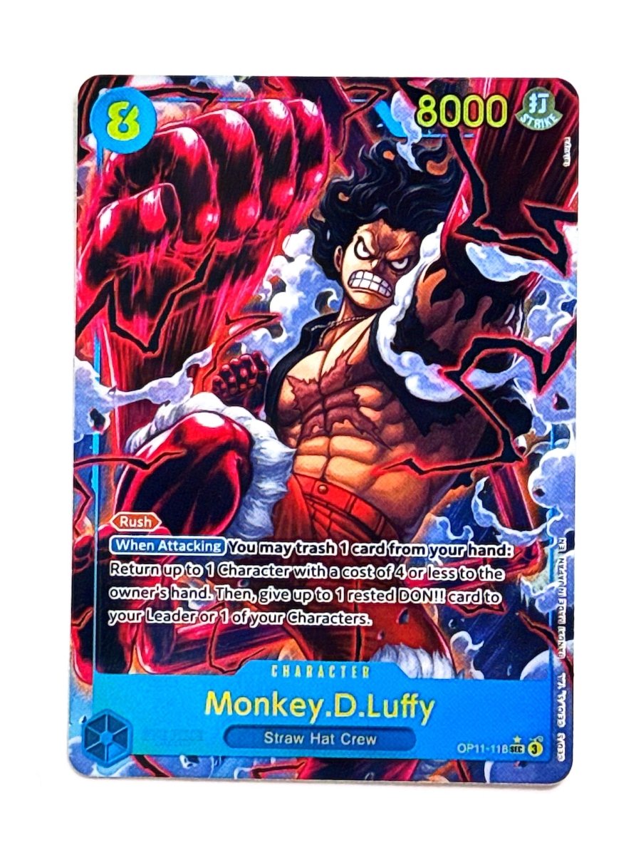 One Piece - Monkey D Luffy (118) (Alternate Art) - A Fist of Divine Speed (OP11) by TCGDON on MYNTED