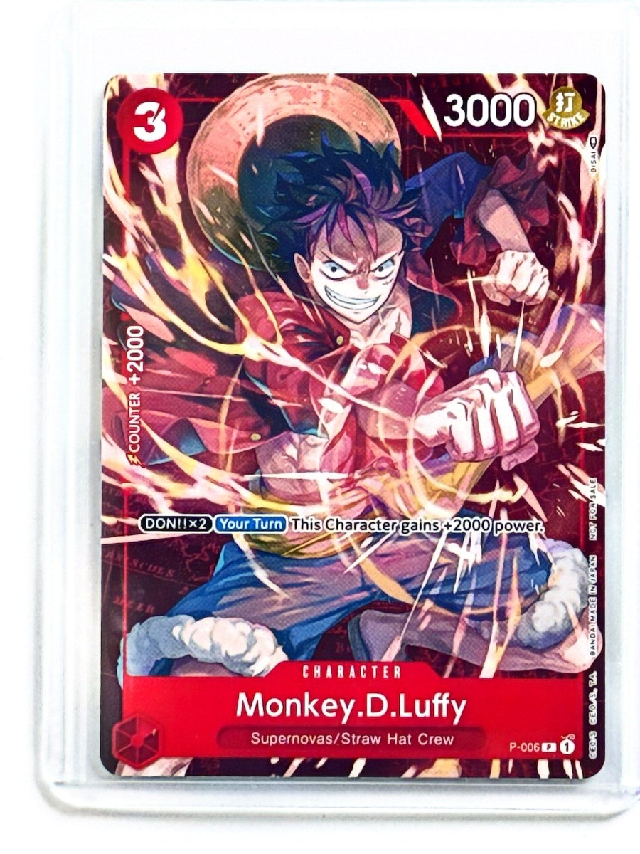 One Piece - Monkey D Luffy - P - 006 (Kingdom of Intrigue) - One Piece Promotion Cards (OP - PR) by TCGDON on MYNTED