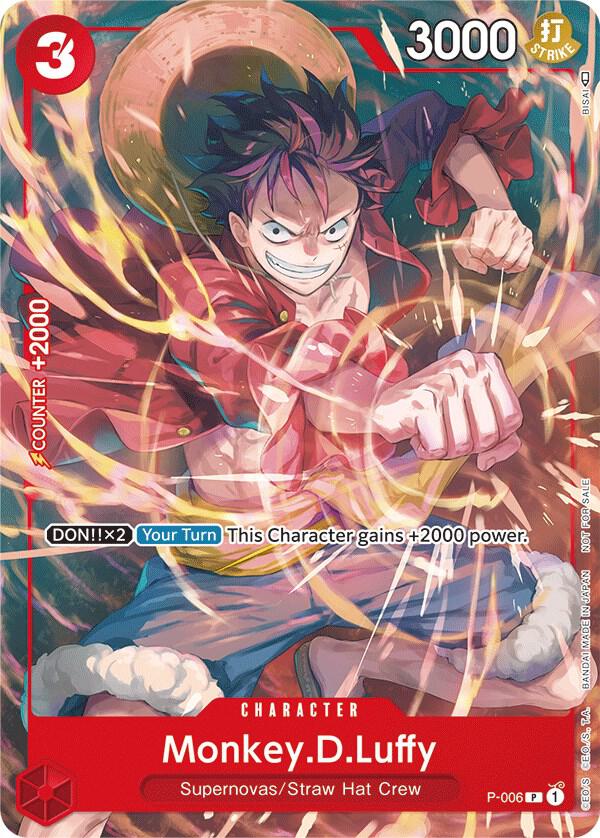 One Piece - Monkey D Luffy - P - 006 (Kingdom of Intrigue) - One Piece Promotion Cards (OP - PR) by TCGDON on MYNTED