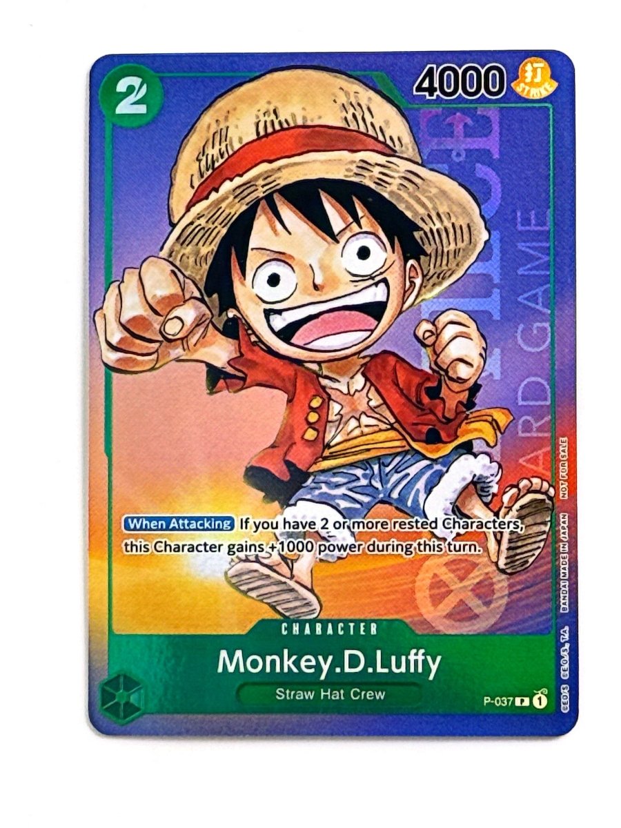 One Piece - Monkey D Luffy P - 037 (Gen Con 2023) - One Piece Promotion Cards (OP - PR) (Textured Version) by TCGDON on MYNTED