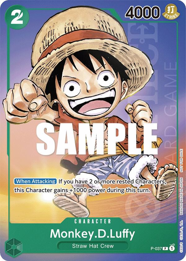One Piece - Monkey D Luffy P - 037 (Gen Con 2023) - One Piece Promotion Cards (OP - PR) (Textured Version) by TCGDON on MYNTED