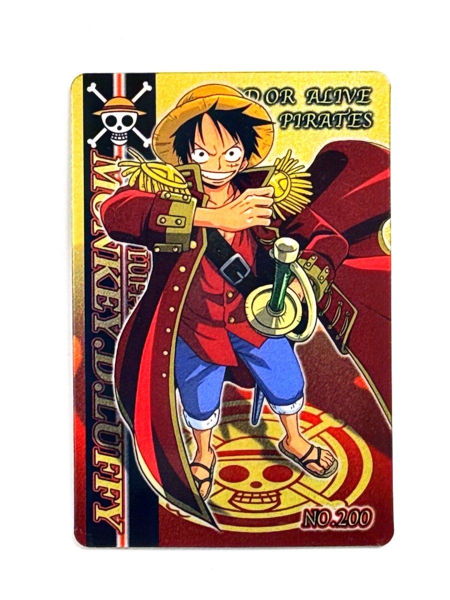 One Piece - Monkey D Luffy - Pirtate King - Vintage Card - 2004 by TCGDON on MYNTED