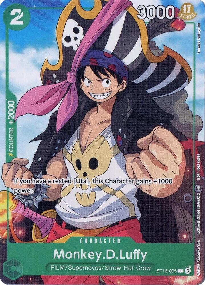 One Piece - Monkey D Luffy (Welcome Pack Vol. 2) - One Piece Promotion Cards (OP - PR) by TCGDON on MYNTED