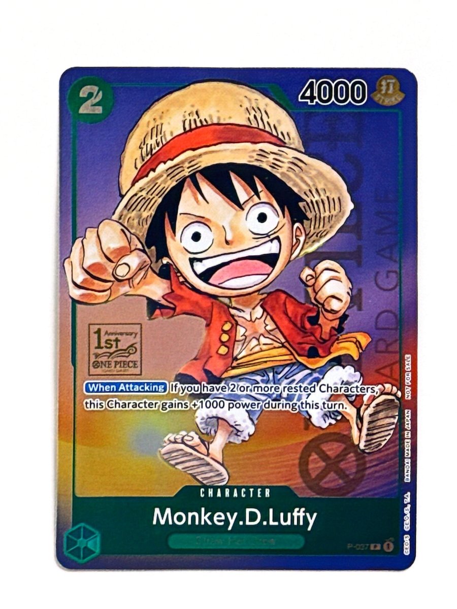One Piece - Monkey.D.Luffy (037) (1st Anniversary Tournament) - One Piece Promotion Cards (OP - PR) by TCGDON on MYNTED