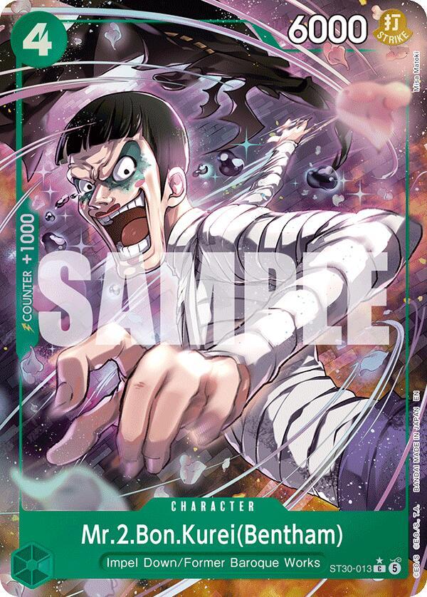 One Piece - Mr.2.Bon.Kurei(Bentham) (Full Art) - Starter Deck EX: Luffy & Ace (ST-30) by TCGDON on MYNTED