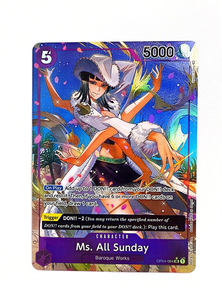 One Piece - Ms. All Sunday (Alternate Art) - Kingdoms of Intrigue (OP04) by TCGDON on MYNTED