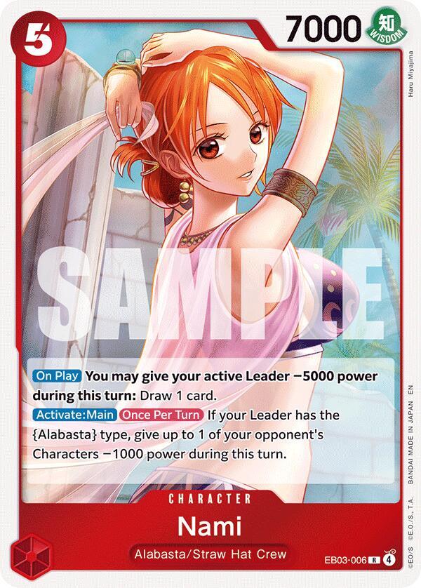 One Piece - Nami (006) - Extra Booster: One Piece Heroines Edition (EB - 03) by TCGDON on MYNTED