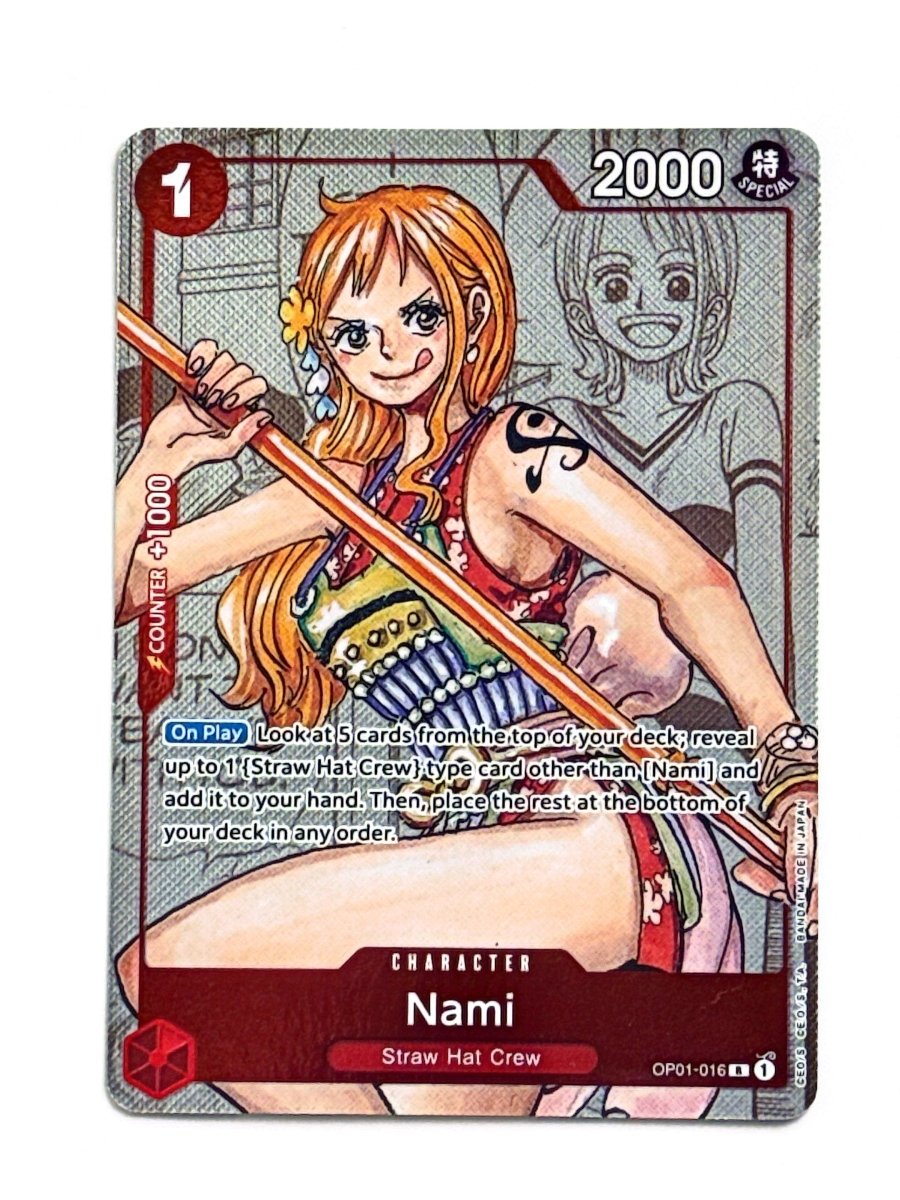 One Piece - Nami - OP01 - 016 (Alternate Art) - One Piece Promotion Cards (OP - PR) by TCGDON on MYNTED