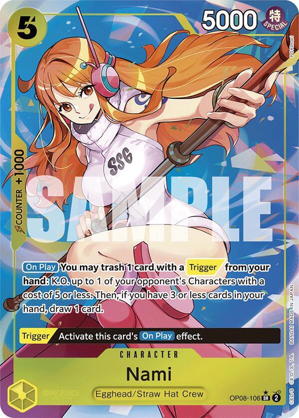 One Piece - Nami (Parallel) - Two Legends (OP08) by TCGDON on MYNTED