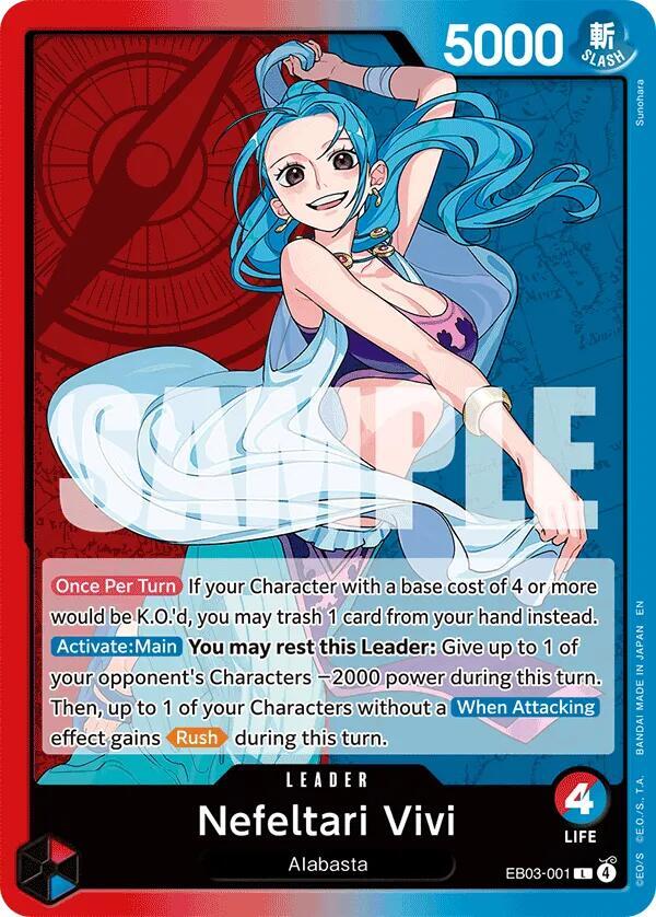 One Piece - Nefeltari Vivi (001) - Extra Booster: One Piece Heroines Edition (EB - 03) by TCGDON on MYNTED