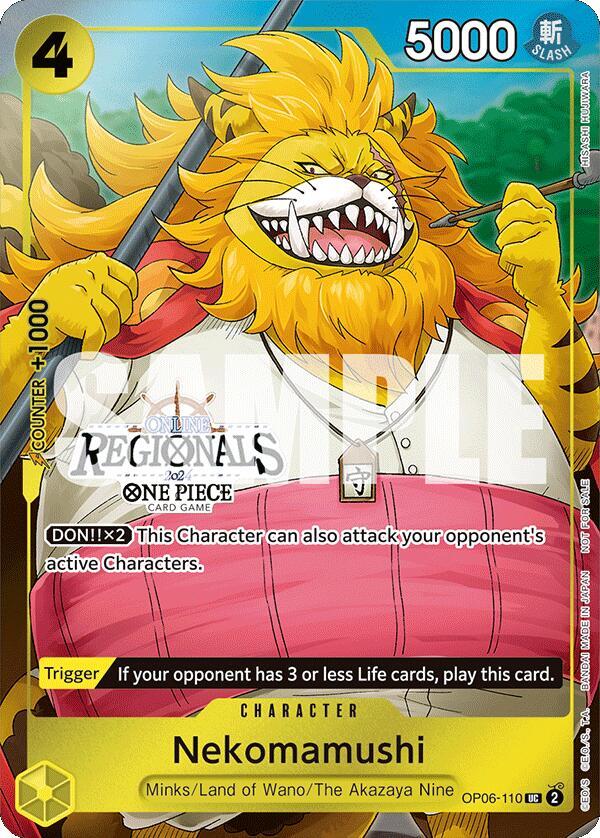 One Piece - Nekomamushi (Online Regional 2024 Vol. 3) - One Piece Promotion Cards (OP - PR) by TCGDON on MYNTED