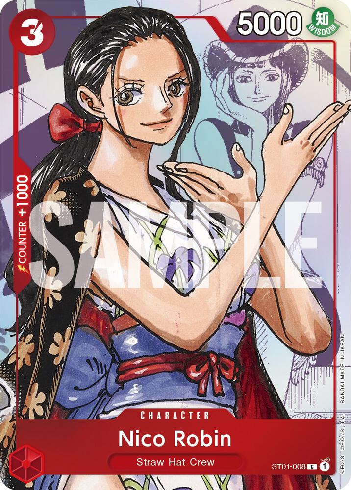 One Piece - Nico Robin - ST01 - 008 (Alternate Art) - One Piece Promotion Cards (OP - PR) by TCGDON on MYNTED