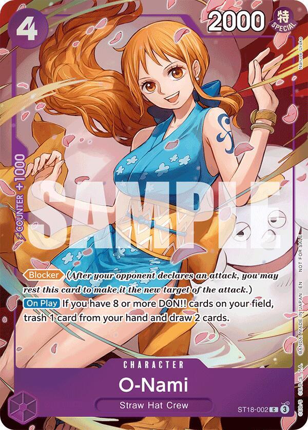 One Piece - O - Nami - ST18 - 002 (Dash Pack) - Extra Booster: One Piece Heroines Edition (EB - 03) by TCGDON on MYNTED