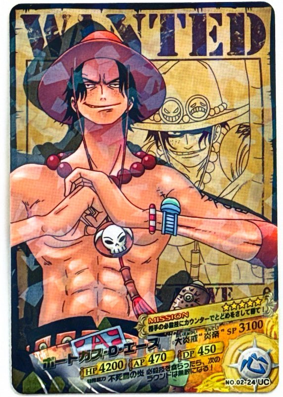 One Piece - Portagas D Ace - AR Carddass Part 2 (2011) - NO.02 - 24 by TCGDON on MYNTED