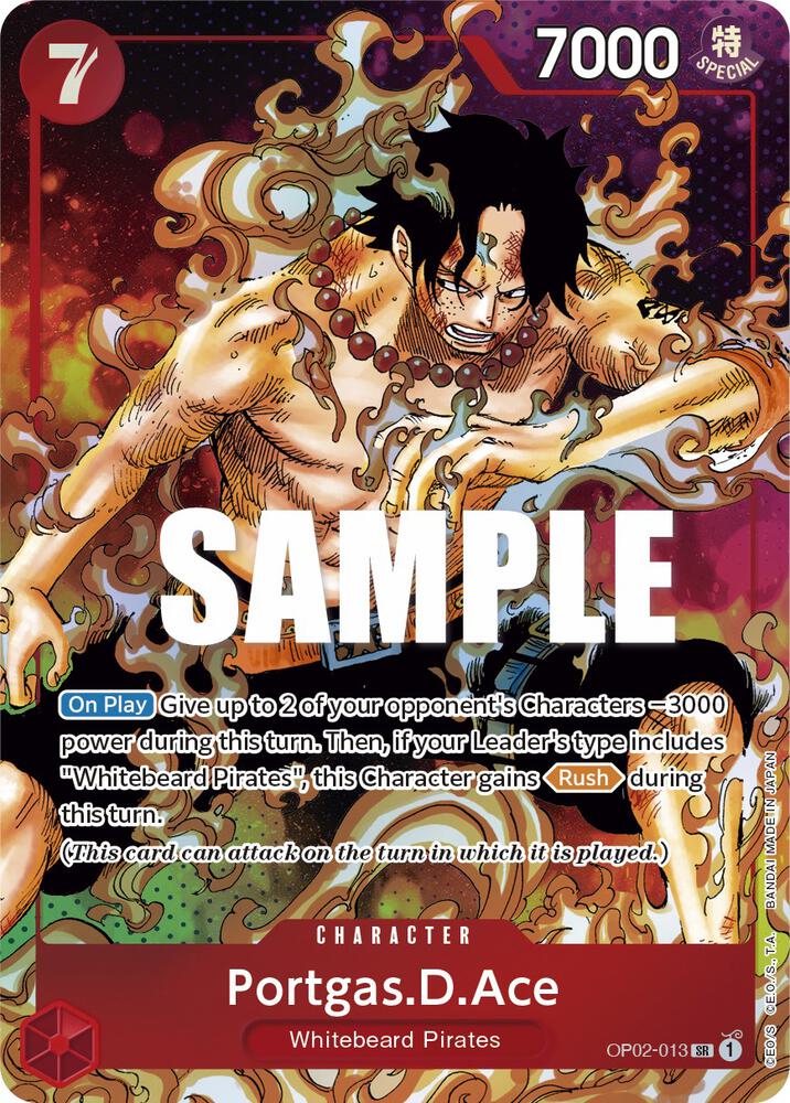One Piece - Portgas D Ace (Parallel) - Paramount War (OP02) by TCGDON on MYNTED