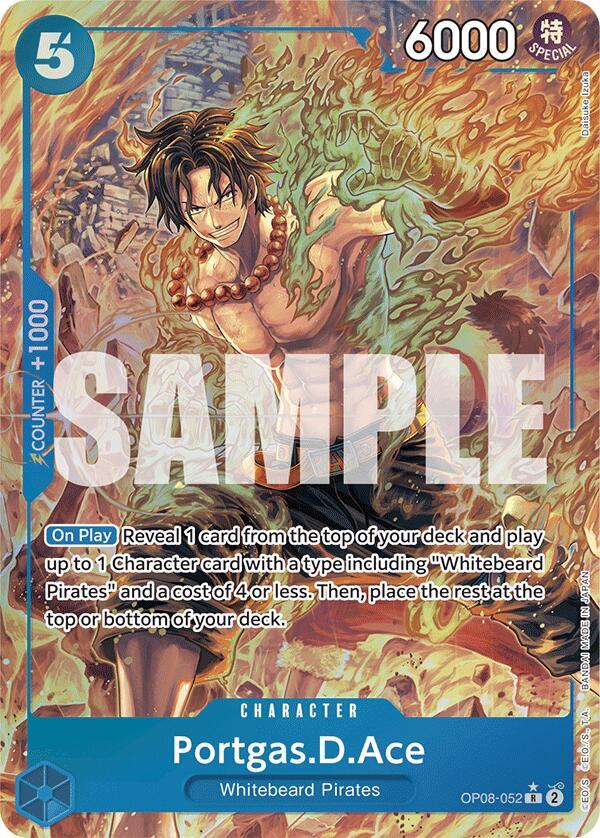 One Piece - Portgas D Ace (Parallel) - Two Legends (OP08) by TCGDON on MYNTED