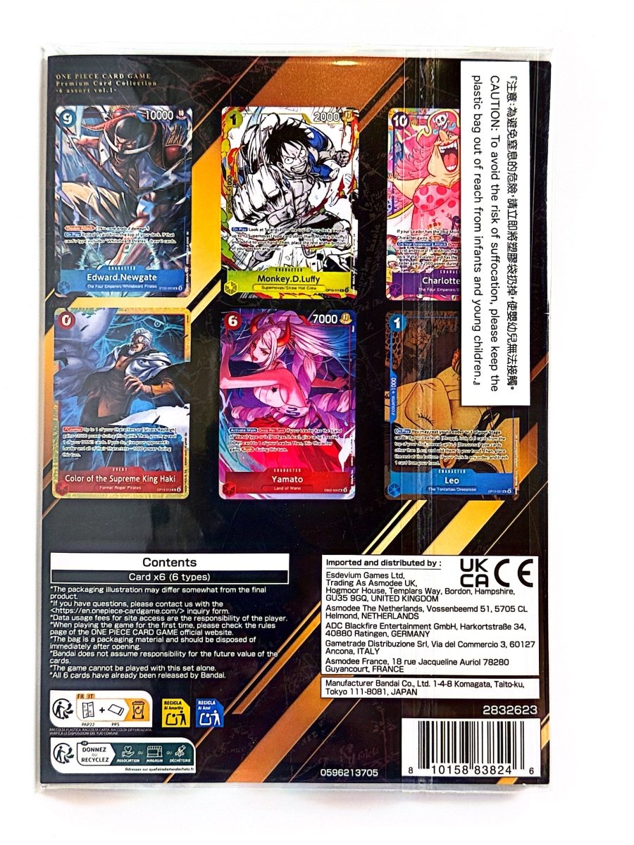 One Piece - Premium Card Collection - 6 assort vol.1 - English Ver - Bandai Card Games Fest by TCGDON on MYNTED