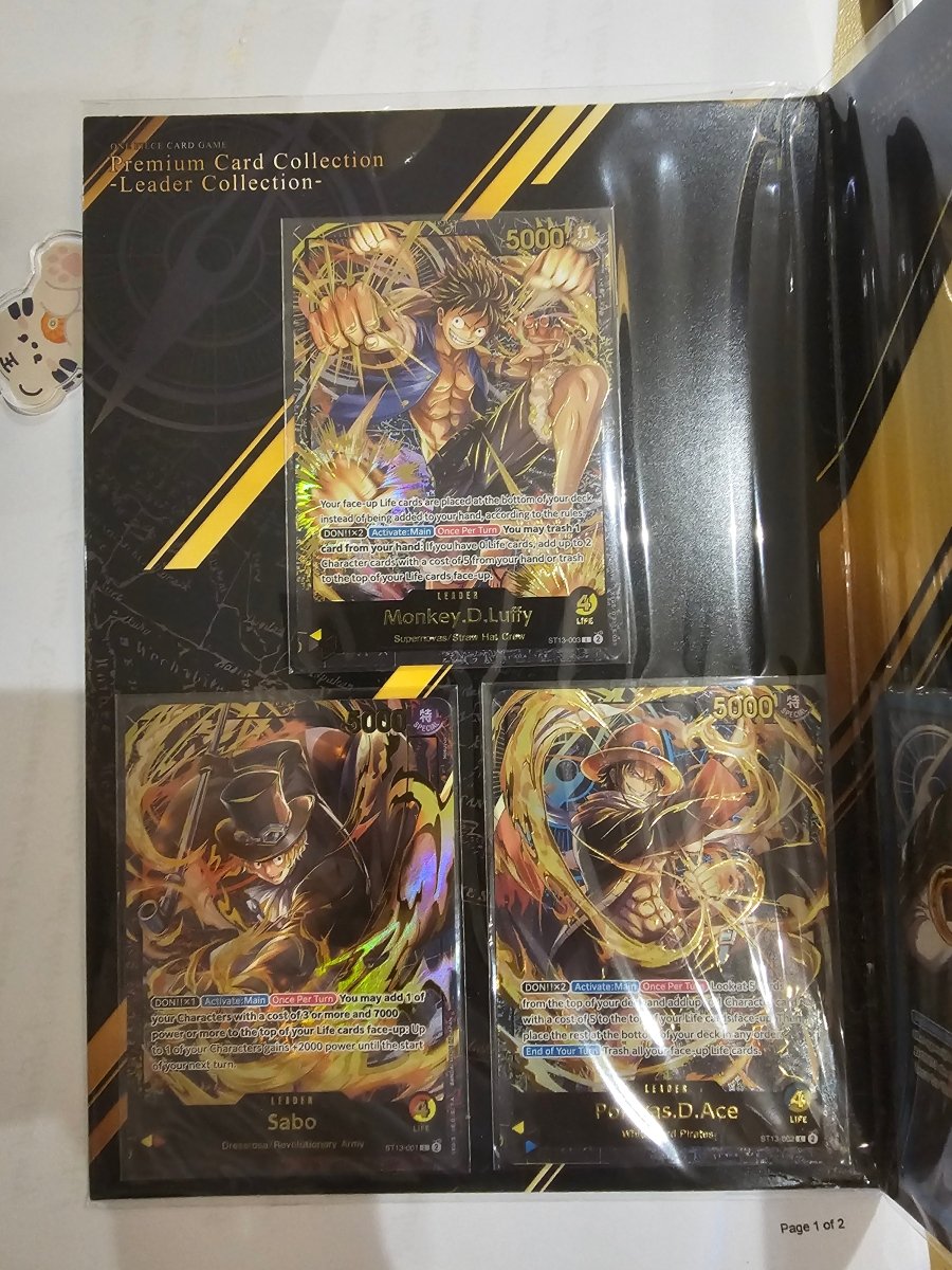 One Piece Premium Card Collection Leader Collection English by PlayVault on MYNTED