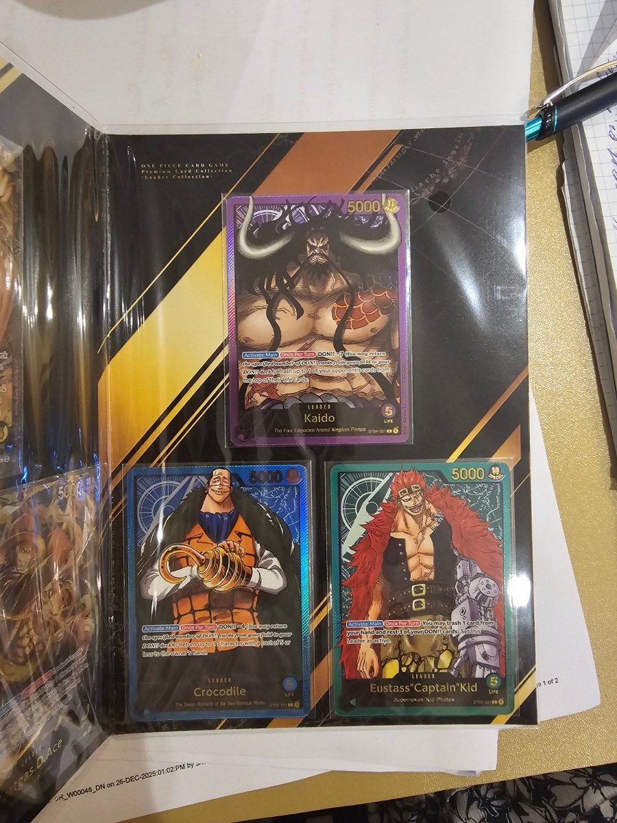 One Piece Premium Card Collection Leader Collection English by PlayVault on MYNTED