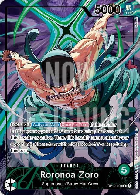 One Piece - Roronoa Zoro - OP12 - 020 (Official Playmat Limited Edition Vol.4) - One Piece Promotion Cards (OP - PR) by TCGDON on MYNTED