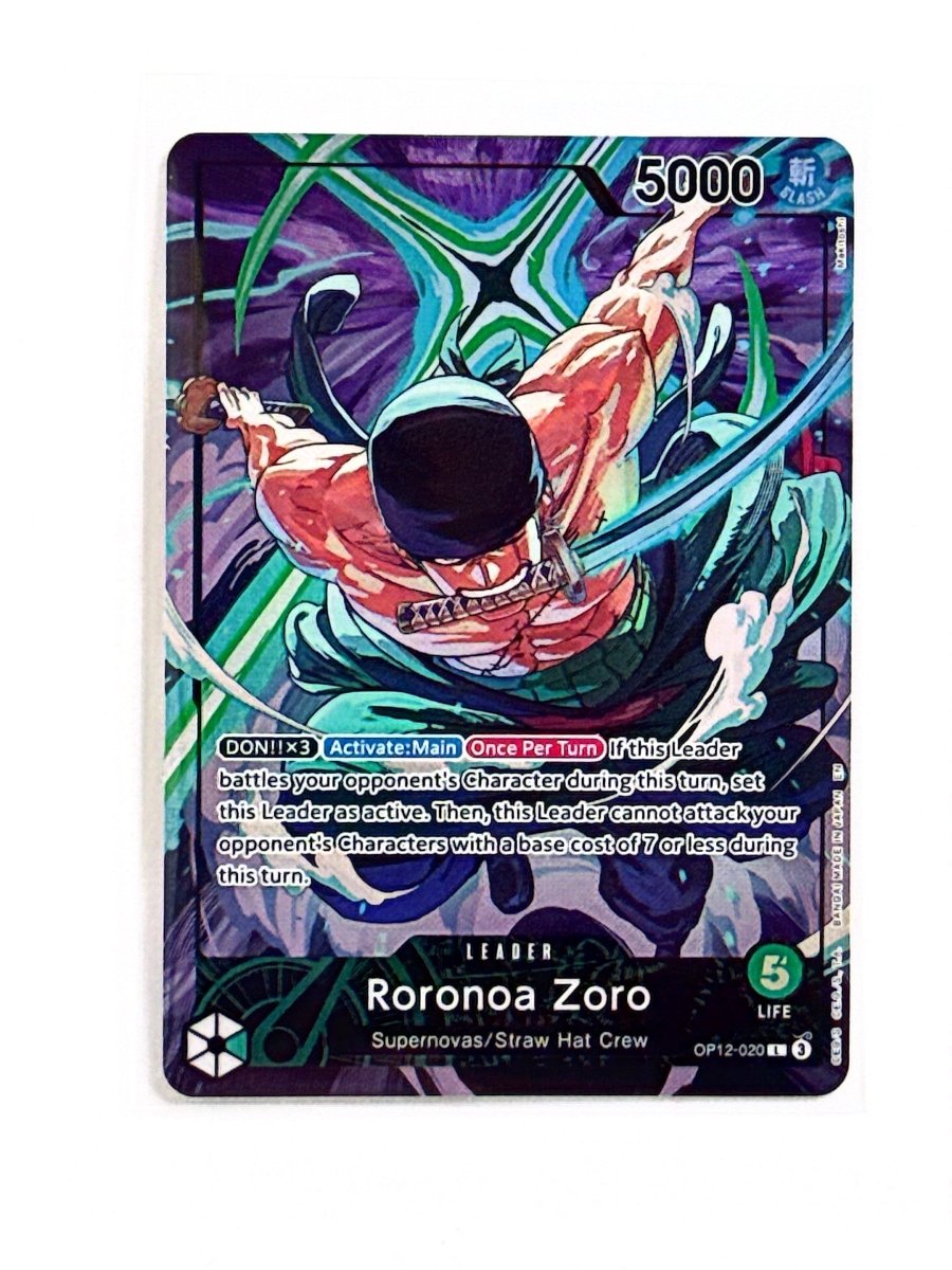 One Piece - Roronoa Zoro - OP12 - 020 (Official Playmat Limited Edition Vol.4) - One Piece Promotion Cards (OP - PR) by TCGDON on MYNTED