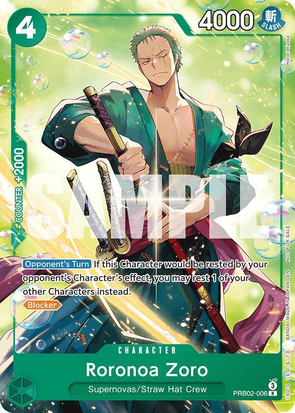 One Piece - Roronoa Zoro (Welcome Pack 2026 Vol.1) - One Piece Promotion Cards (OP-PR) (2) by TCGDON on MYNTED