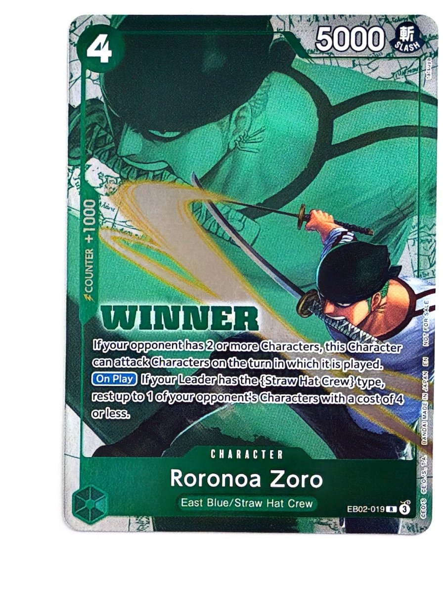 One Piece - Roronoa Zoro (Winner Pack 2025 Vol. 3) - One Piece Promotion Cards (OP - PR) by TCGDON on MYNTED