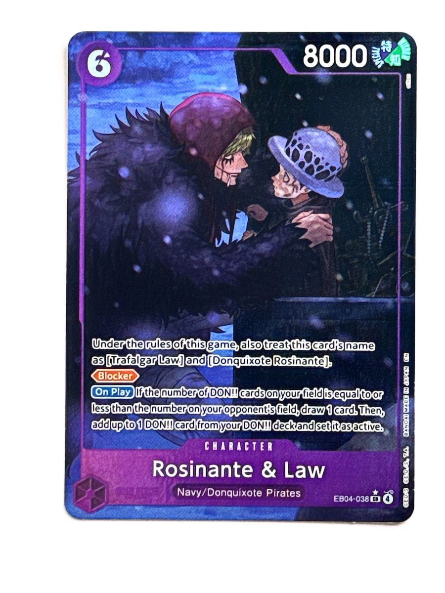 One Piece - Rosinante & Law (Alternate Art) - The Azure Sea's Seven (OP14) by TCGDON on MYNTED