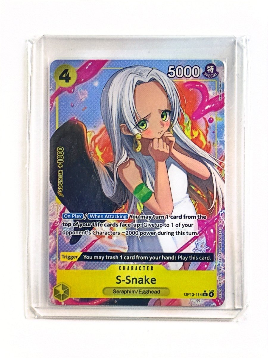 One Piece - S - Snake (Alternate Art) - Carrying On His Will (OP13) by TCGDON on MYNTED