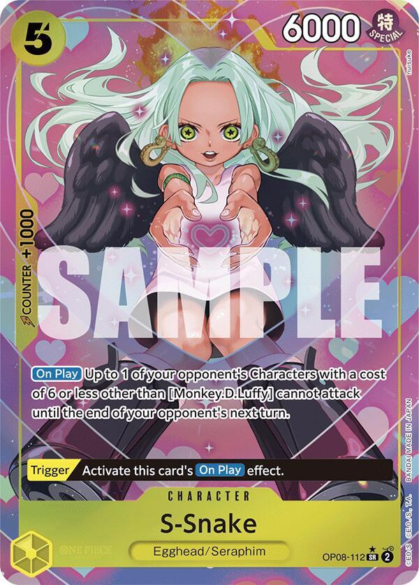 One Piece - S - Snake (Parallel) - Two Legends (OP08) by TCGDON on MYNTED