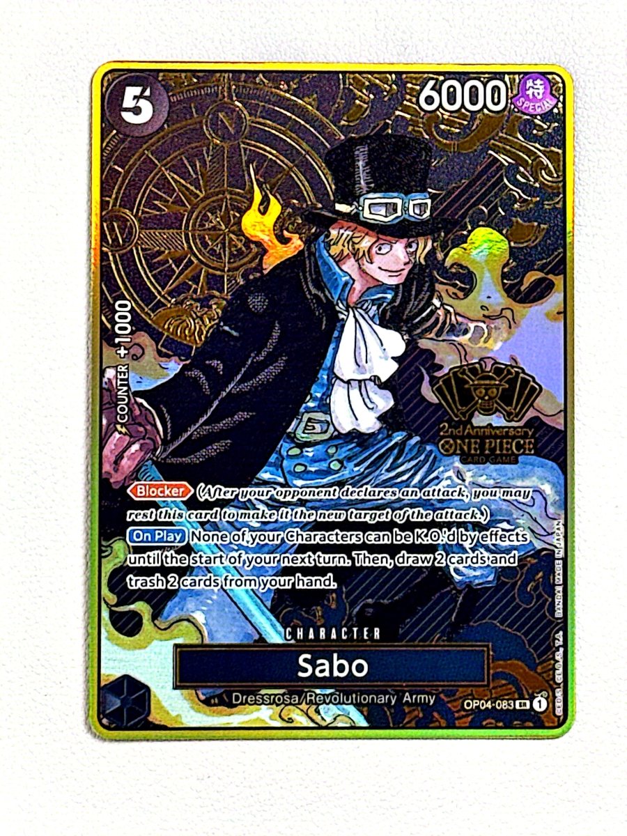 One Piece - Sabo (One Piece Japanese Version 2nd Anniversary Set) - English by TCGDON on MYNTED