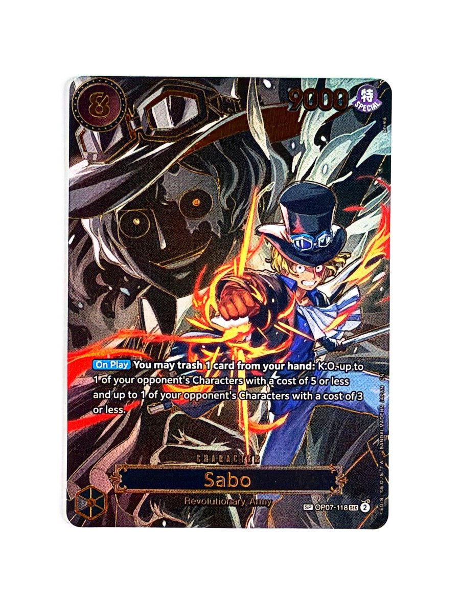 One Piece - Sabo - OP07 - 118 (SP) - Carrying On His Will (OP13) by TCGDON on MYNTED