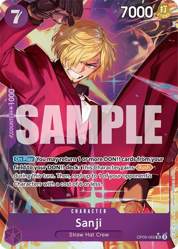 One Piece - Sanji (065) (Parallel) - Emperors in the New World (OP09) by TCGDON on MYNTED