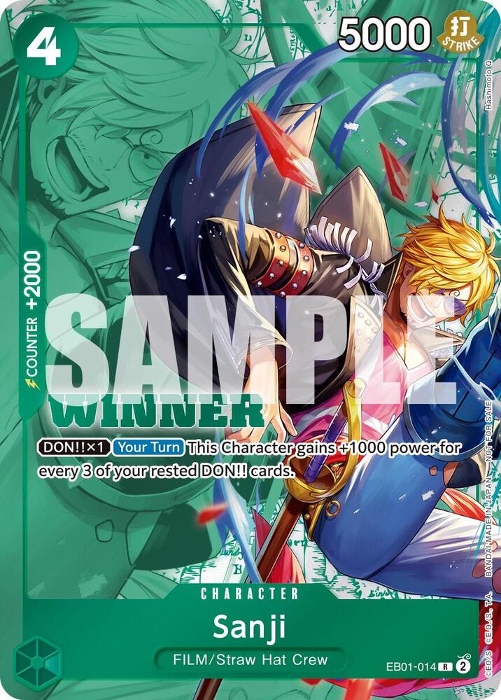 One Piece - Sanji (Winner Pack 2025 Vol. 1) - One Piece Promotion Cards (OP - PR) by TCGDON on MYNTED