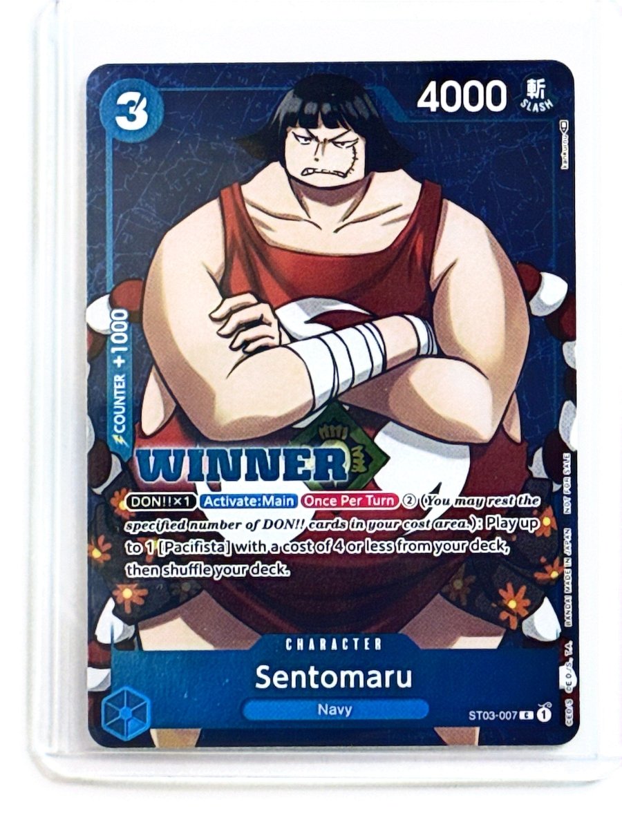 One Piece - Sentomaru (Tournament Pack Vol. 3) [Winner] - One Piece Promotion Cards (OP - PR) by TCGDON on MYNTED