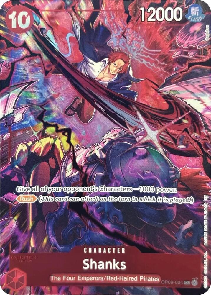 One Piece - Shanks (004) (English Version 2nd Anniversary Set) - One Piece Promotion Cards (OP-PR) by TCGDON on MYNTED