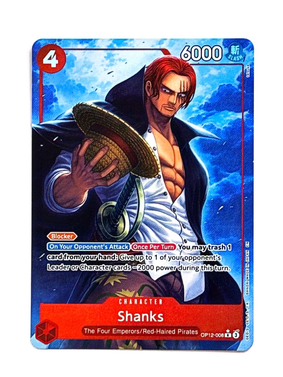 One Piece - Shanks (008) (Alternate Art) - Legacy of the Master (OP12) by TCGDON on MYNTED