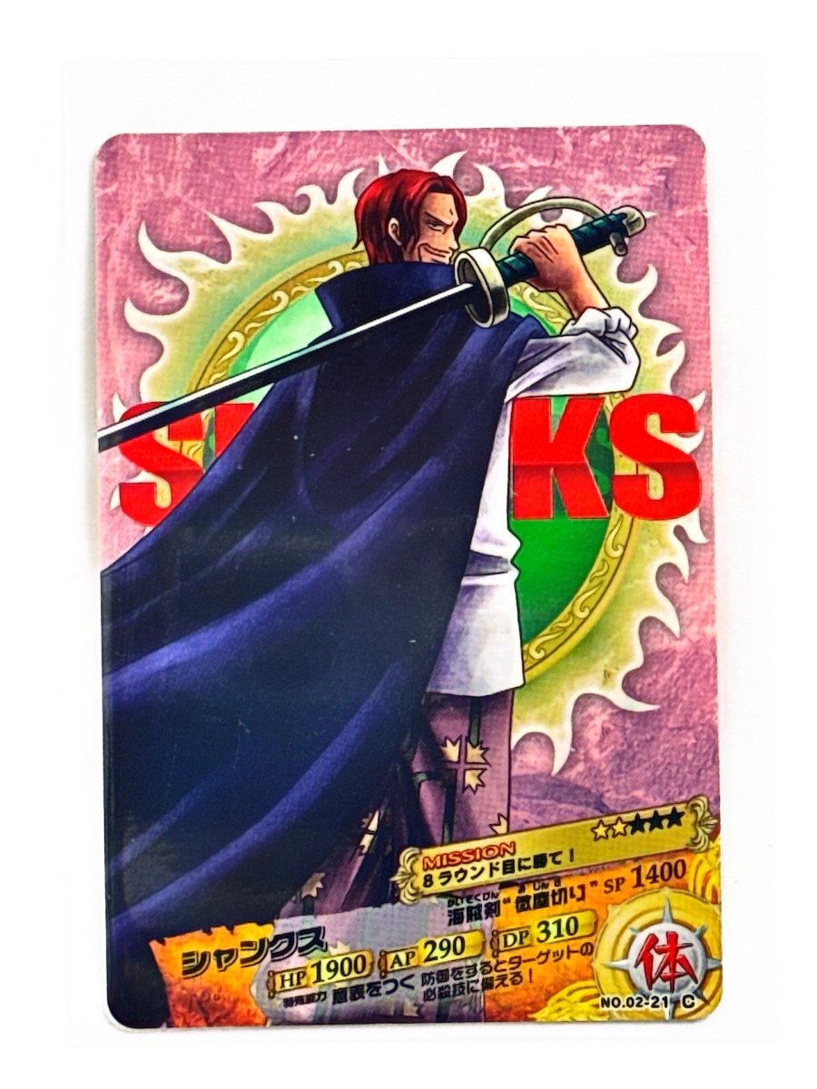 One Piece - Shanks - AR Carddass Part 2 (2011) - NO.02 - 21 by TCGDON on MYNTED