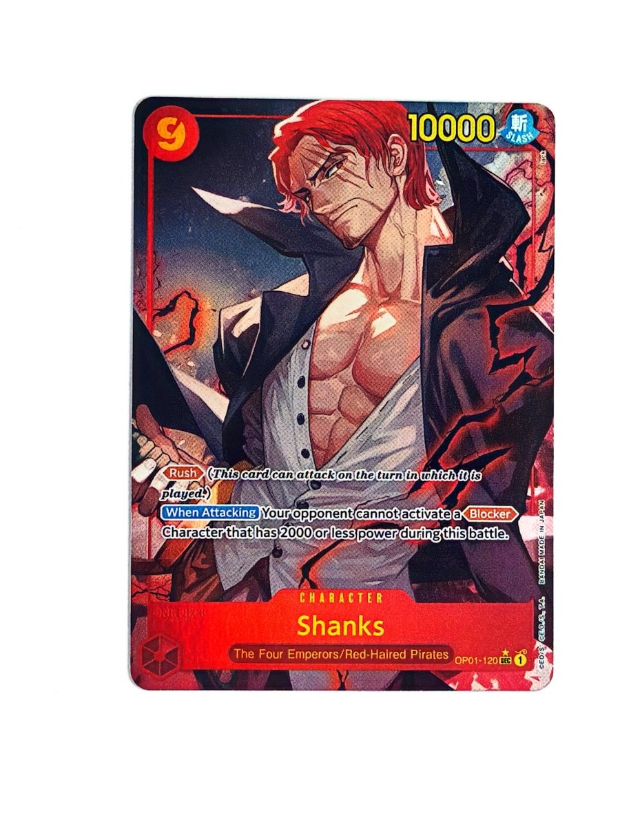 One Piece - Shanks (OP01-120) (Alternate Art) - Premium Booster -The Best- (PRB-01) by TCGDON on MYNTED